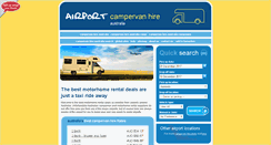 Desktop Screenshot of airportmotorhomes.com.au